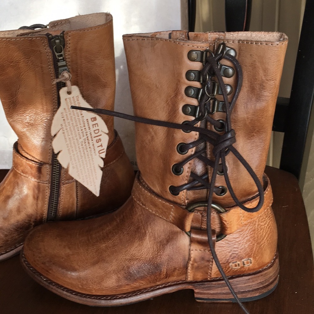 NWT Bed Stü Elsworth Tan Rustic Boot
